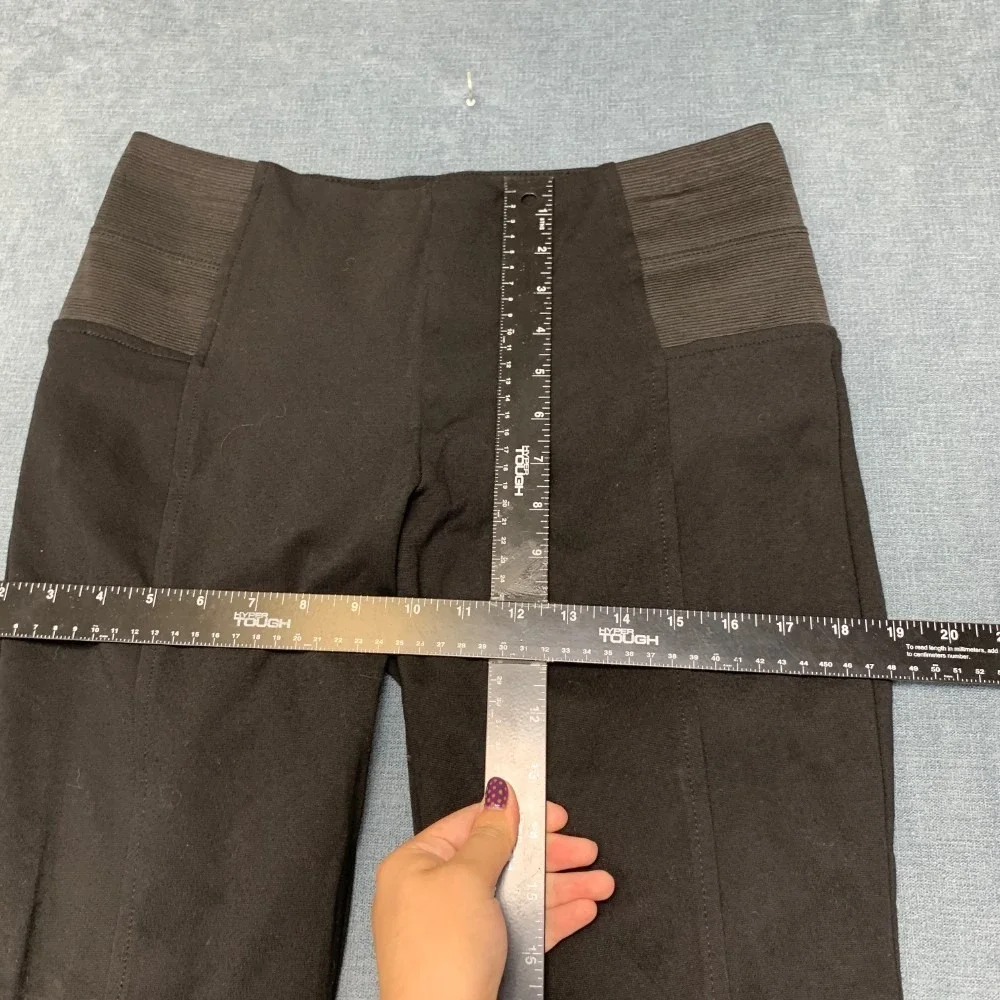 Kut From The Kloth Leggings Womens L Black Stretch Skinny Leg Yoga Performance